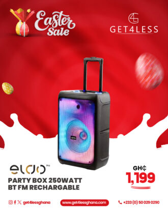 Eldo Party Box 250watt BT FM Rechargable