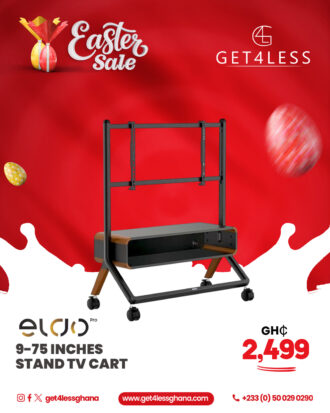 Eldo 49-75 Inches Stand TV Cart