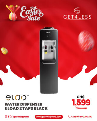 Eldo Water Dispenser E Load 2 Taps Black