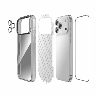 Green Lion 4 in 1 Defender Pack For iP 17 Pro Max - Clear