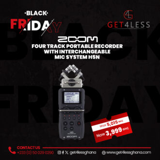 Zoom Four Track Portable Recorder with interchangeable MIC System H5N