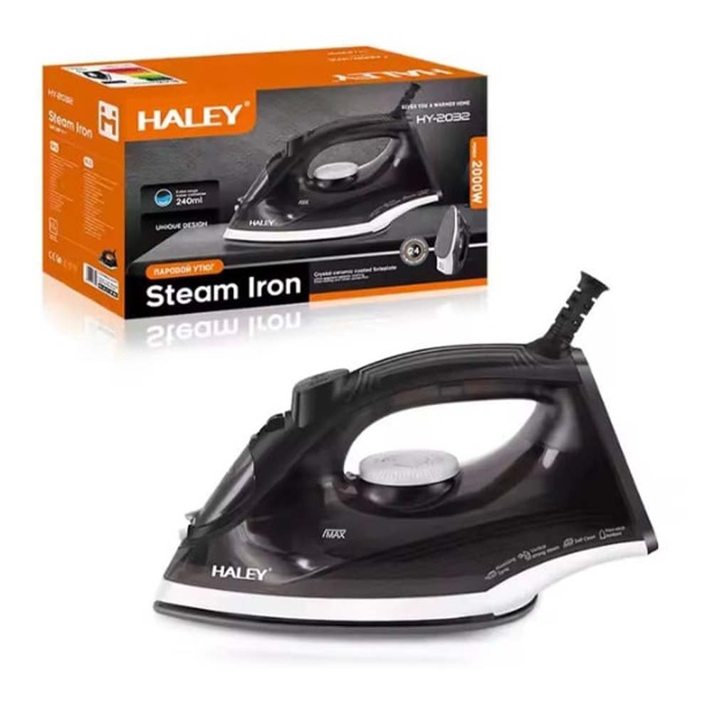 Haley Steam Iron 2000Watt Black