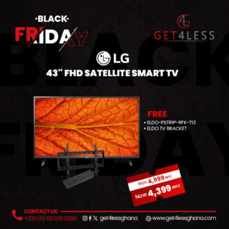 LG TV 43 Smart Satellite Smart FHD with Free Eldo Pro Power Strip ELDO-PSTRIP-RFK-T13 and Eldo TV Bracket