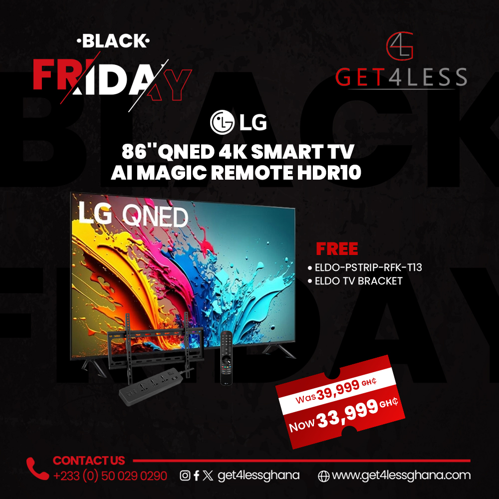 LG TV 86 QNED Smart Satellite 4K Magic Remote Control with Free Eldo Pro Power Strip ELDO-PSTRIP-RFK-T13 and Eldo TV Bracket