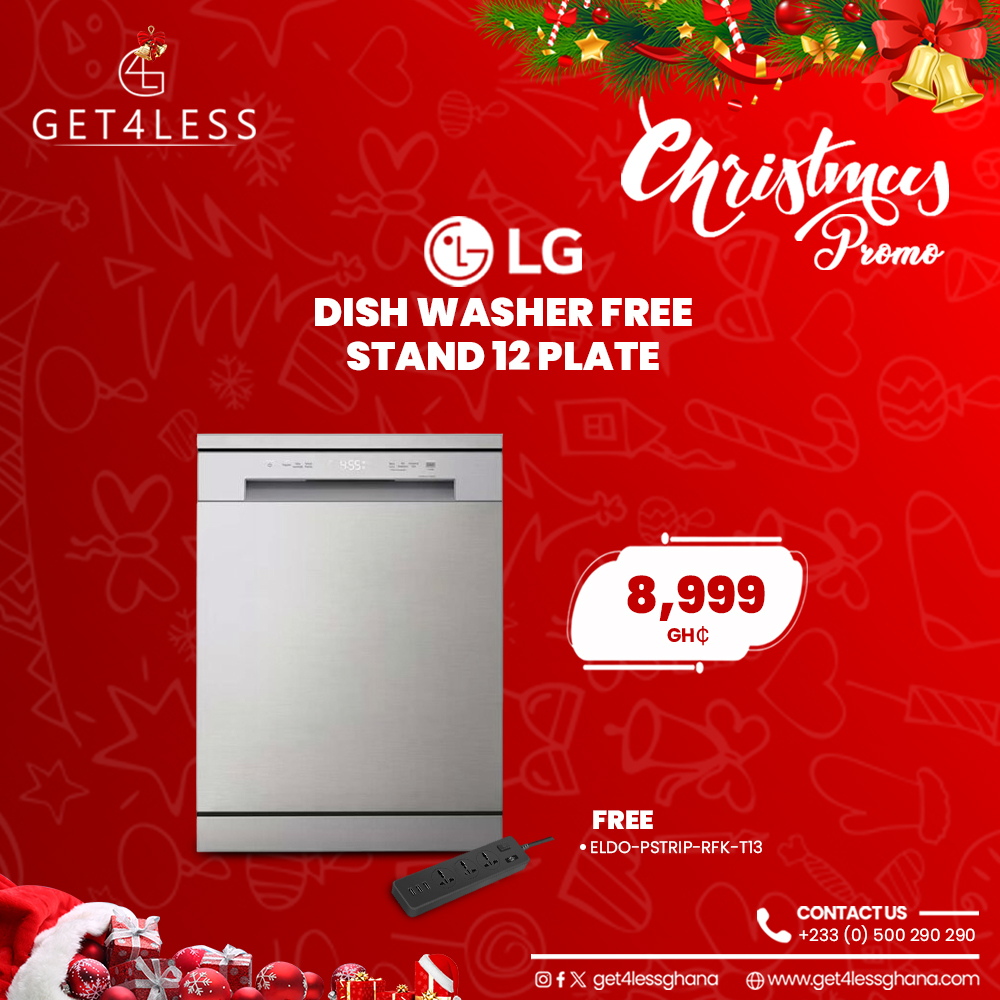 LG Dishwasher 12 Plate Free Stand With Free Eldo Pro Power Strip