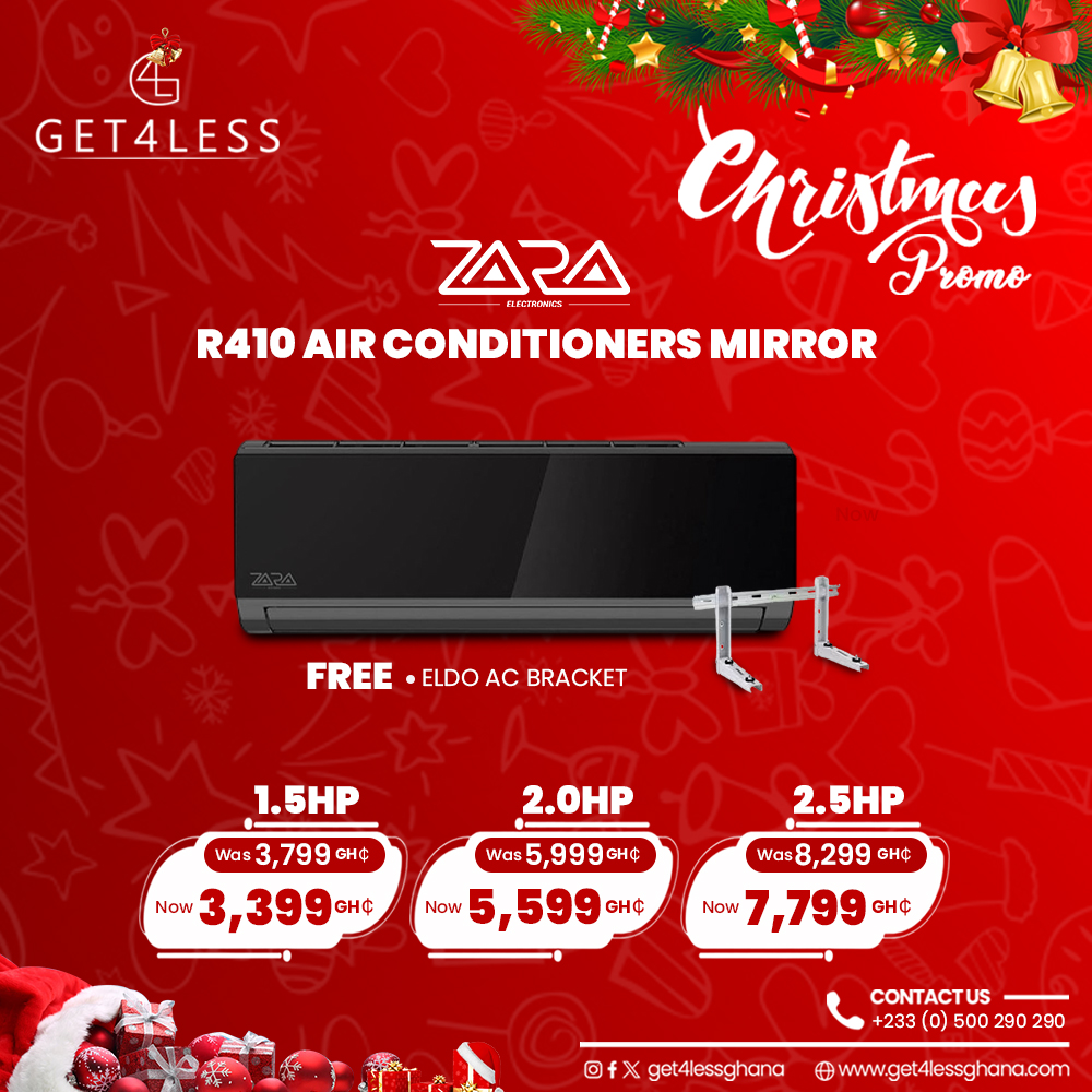 Zara AC 2.5 HP R410 Mirror With Free Eldo Bracket