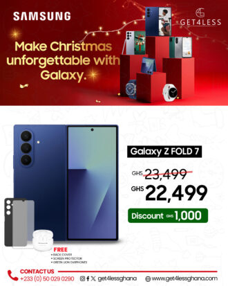 Samsung Galaxy Fold 7 256GB 12GB RAM with Free Cover, Protector and Green lion Earbuds