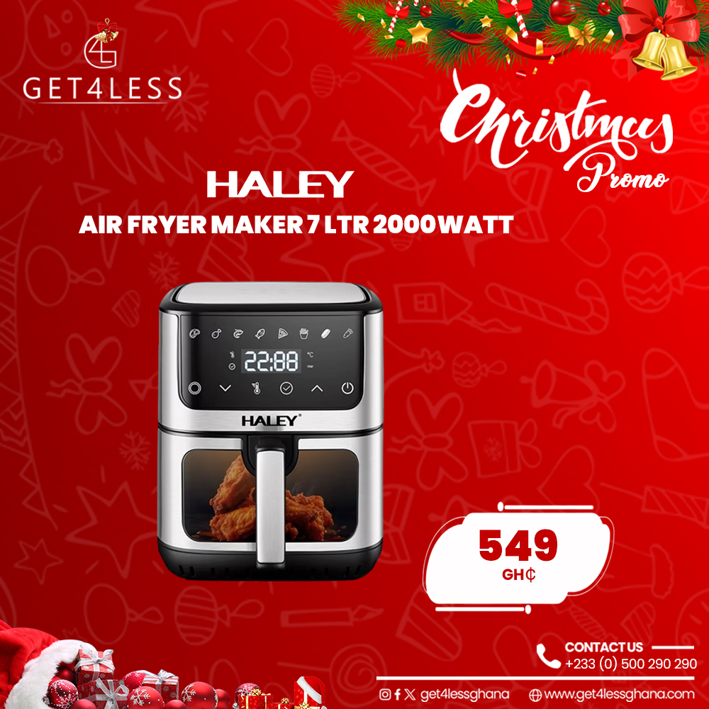 Haley Air Fryer Maker 7Ltr 2000Watt