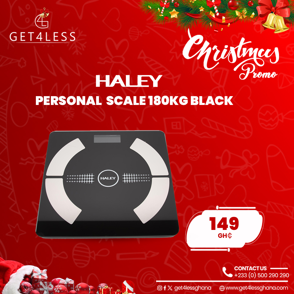 Haley Scale Personal 180KG Black