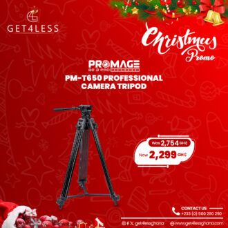 Promage PM-T650 Professional Camera Tripod