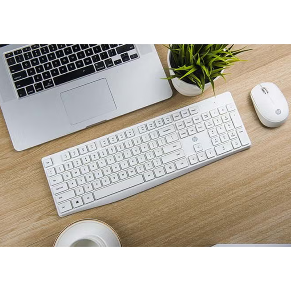 HP CS10 Wireless Keyboard Mouse Combo-White - Image 2