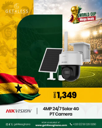Hikvision 4MP 24/7 Solar 4G PT Camera
