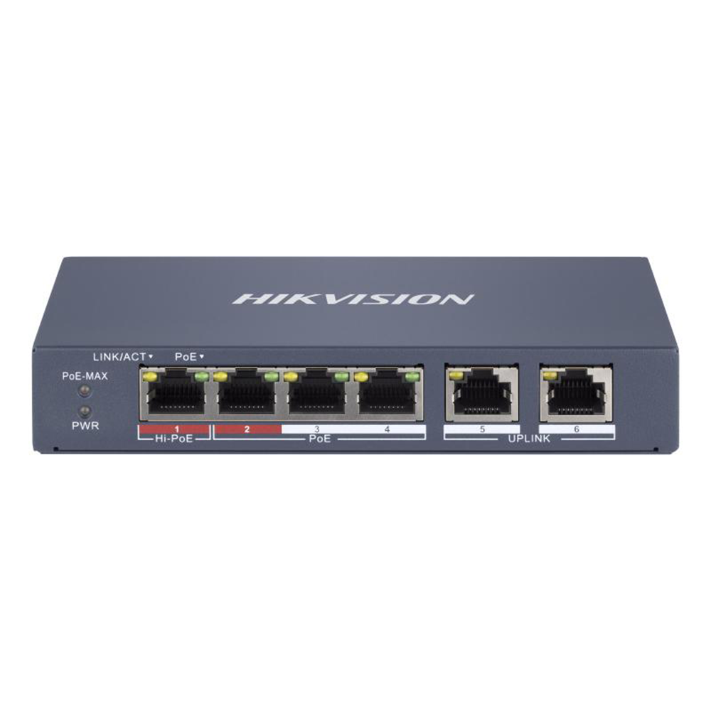 Hikvision 4 Port Fast Ethernet Smart POE Switch