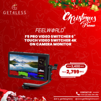 F5 Pro Video Switcher 6 Inches Touch Video Switcher 4K On Camera Monitor