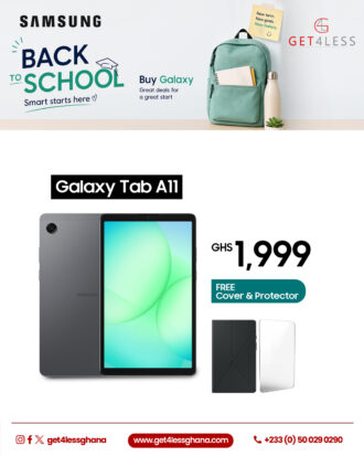 Samsung Galaxy Tab A11 4GB 64GB 8.7inches with free cover and adaptor