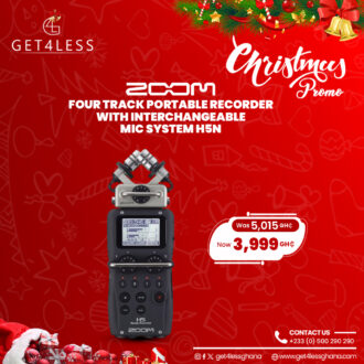 Zoom Four Track Portable Recorder with interchangeable MIC System H5N