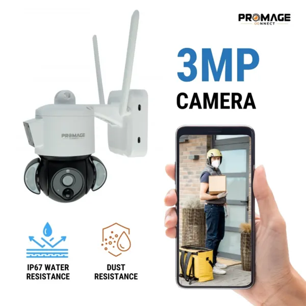 Promage Connect 8W Radio Handheld Dual Band Portable Walkie Talkies With Earpiece Single Pack - Image 2