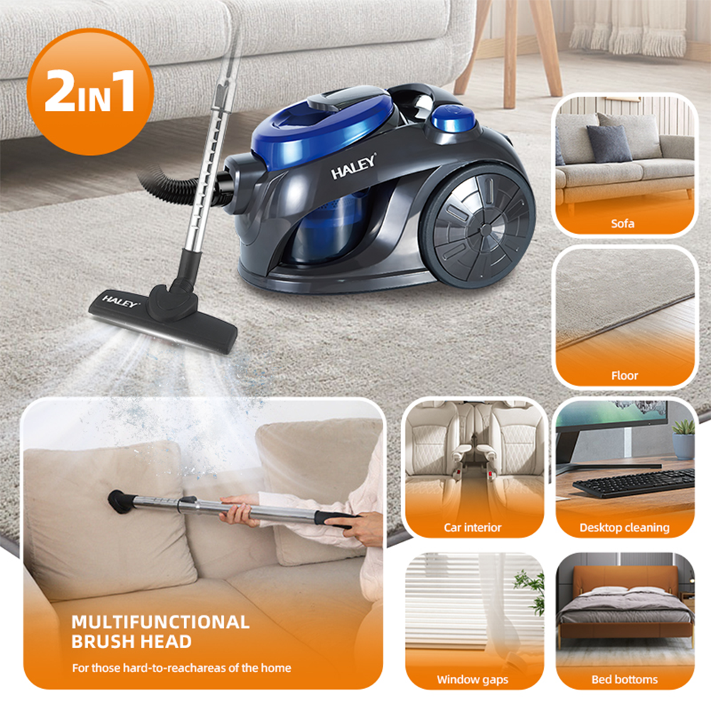 Haley Vacuum 4.5 Ltr 3000 Watt Blue - Image 2