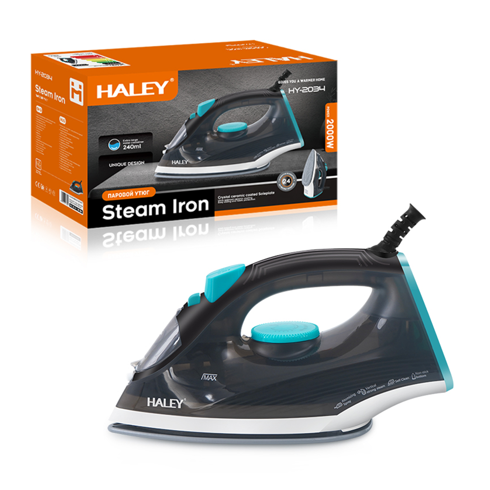 Haley Iron Steam Iron Green Black 2000Watt