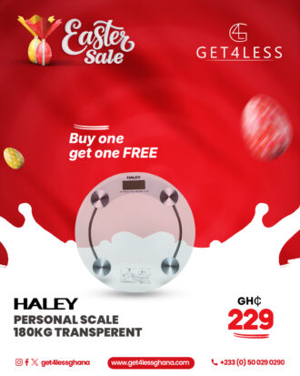 Haley Scale Personal 180KG Transparent Buy One Get One Free