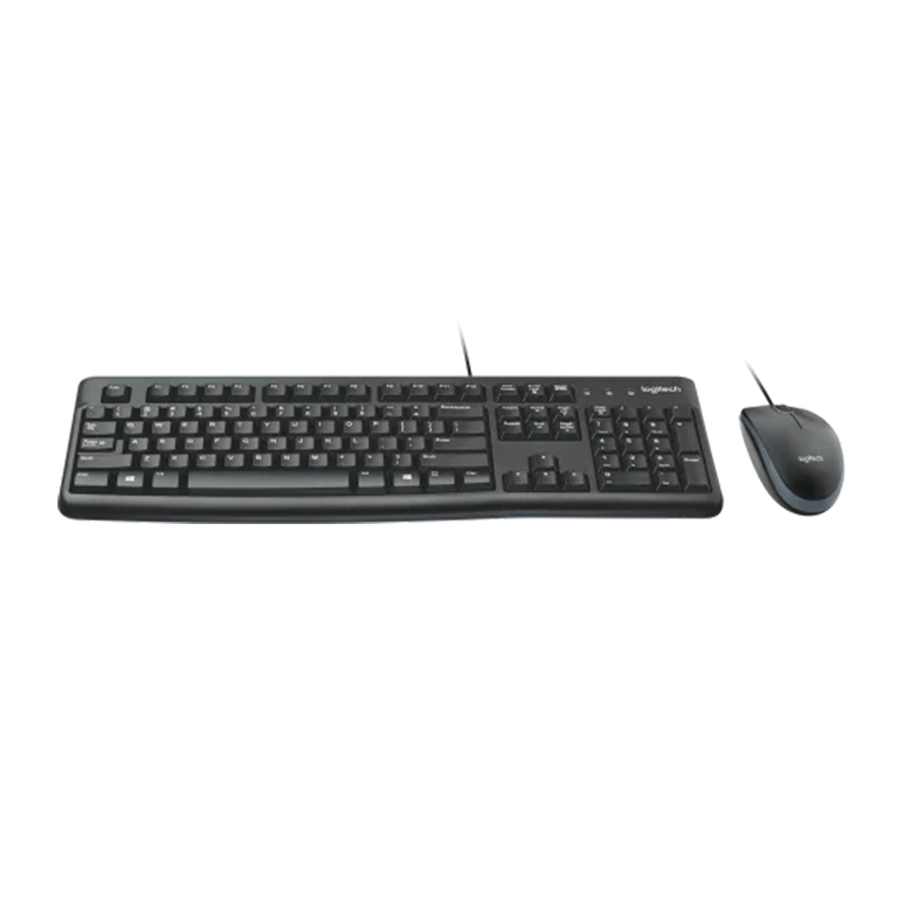 Logitech MK120 Corded Keyboard and Mouse Combo - Image 2