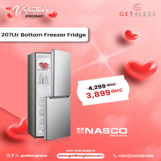 Nasco Fridge Bottom Freezer 207 Ltrs Gross