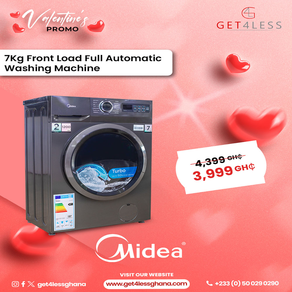 Midea Washing Machine Front Load 7KG Full Automatic