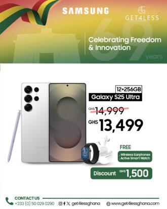 Samsung Galaxy S25 Ultra 12GB RAM 256GB with Free Smart Watch and Wireless Earphone