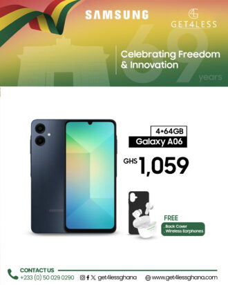 Samsung Galaxy A06 4GB RAM 64GB with Free Cover and Wireless Earphone