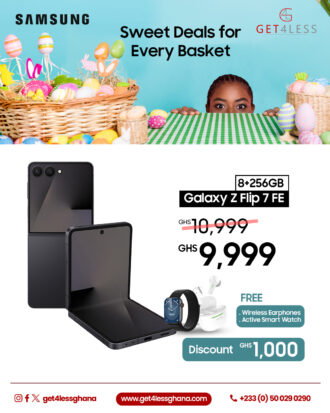 Samsung Galaxy Z Flip 7 FE 256GB 8GB RAM with Free Smart Watch and Wireless Earphone