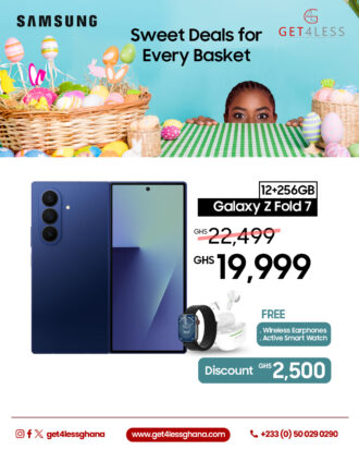 Samsung Galaxy Fold 7 256GB 12GB RAM with Free Smart Watch and Wireless Earphone