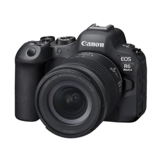 Canon EOS R6 Mark II with 24-105 STM Lens-4K Quality Recording 24.2MP Black