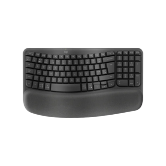 Logitech Wave Keys Wireless Ergonomic Keyboard - Graphite
