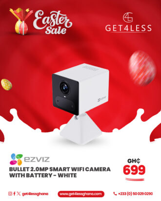 Ezviz Bullet 2.0Mp Smart Wifi Camera With Battery - White