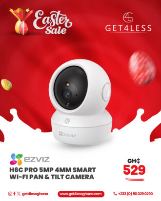 EZVIZ H6c Pro 5MP 4mm Smart Wi-Fi Pan & Tilt Camera