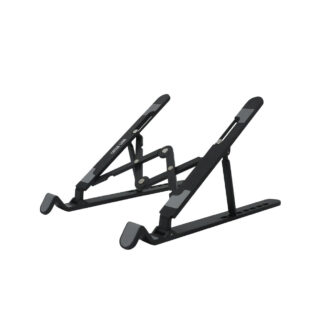 Green Lion Foldable Laptop Stand 7 Tilts - Black