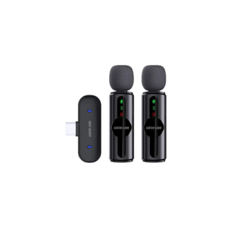 Green Lion Microphone 3-Level Noise Cancellation - Black