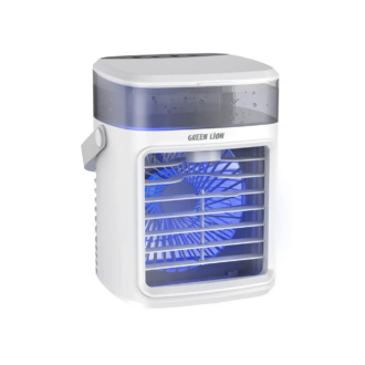 Green Lion Rechargeable Air Cooler Fan with 400mL Water Tank - White