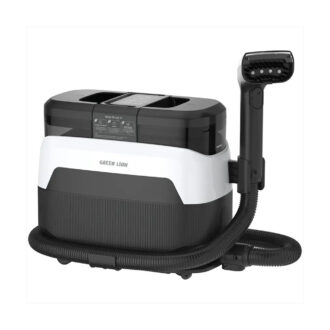 Green Lion Steam Carpet Pro with Double Tank & Deep Stain Cleaning - Black