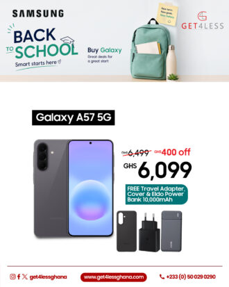 Samsung Galaxy A57 5G 8GB 256GB with Free Cover, Protector and Eldo Power Bank