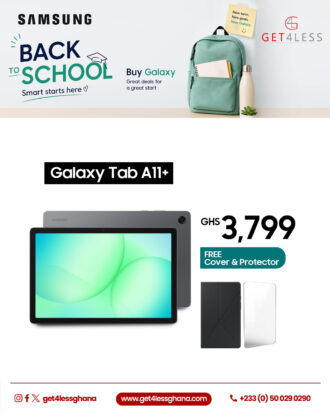 Samsung Galaxy Tab A11 Plus 6GB 128GB 11.0 Inches with Free Cover and Protector