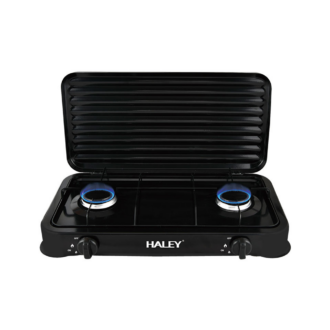 Haley Gas Stove 2 Burner Black