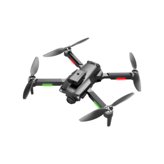Porodo AeroSwift R/C Folding Drone with Brushless Motor and Infrared Obstacle Avoidance - Black
