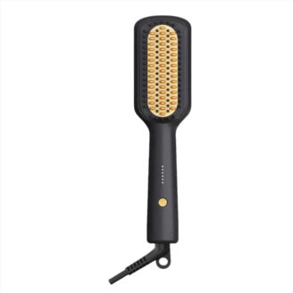 Porodo Lifestyle 30W Electric Heated Hair Straightener Brush - Black