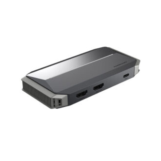 Powerology Capture Card C 3.2 Gen1 Input & Loopout: HDMI 2.0, Aux 1*(Out, In, Mic) Support 4K/30Hz