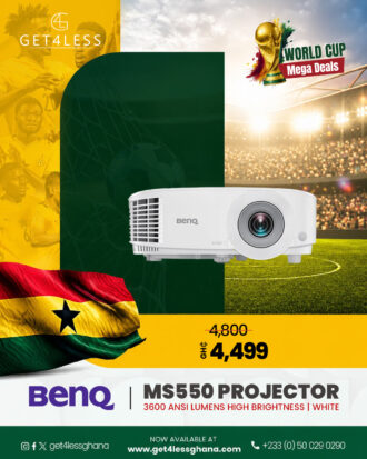 BenQ Projector MS550 3600 Ansi Lumens High Brightness