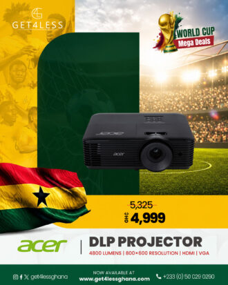 Acer X119H Dlp Projector - 800*600 Resolution 4800 Lumens Hdmi Vga