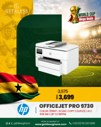HP OfficeJet Pro 9730-Color Print Scan Copy Duplex A3 936 Ink Up to 18ppm White