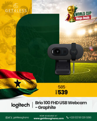 Logitech Brio 100 FHD USB Webcam-Graphite