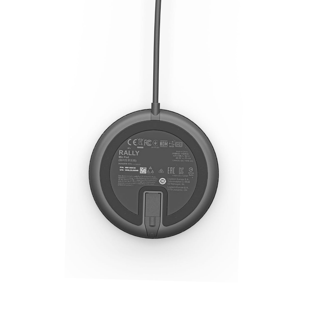Logitech Rally Mic Pod Modular Microphone for Rally Video Conferencing - Image 2